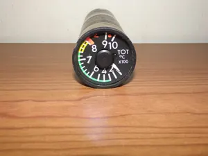 Bell 206 Helicopter Turbine Temp Indicator 206-075-708-005 Kratos 124.442-2
